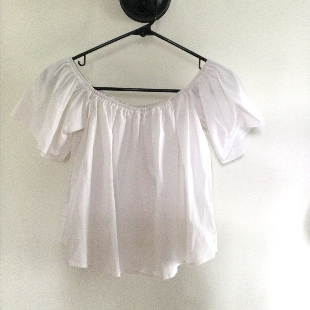 White bohemian top